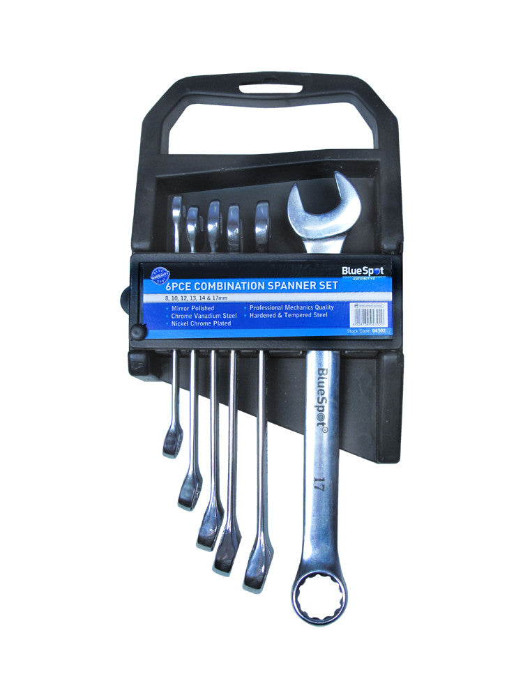 BlueSpot - Combination Spanner Set - 6 PCE, 9 PCE & 11 PCE