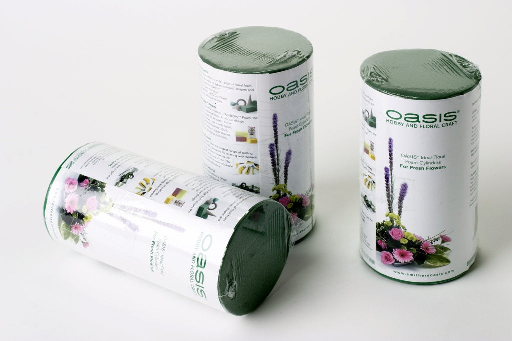 Oasis Floral Foam Cylinders for Fresh Flowers