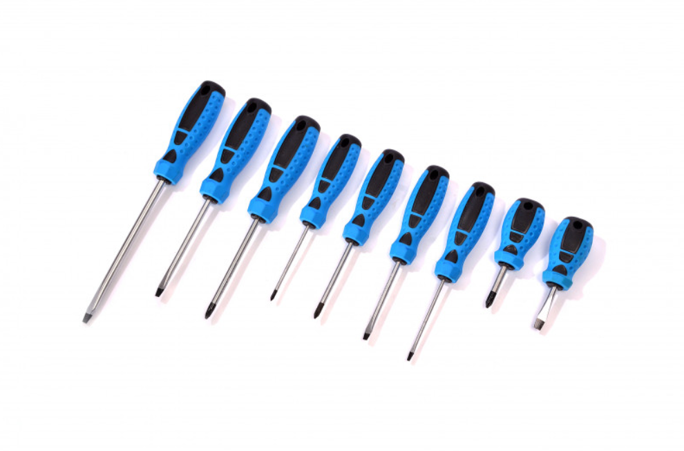 Bluespot Slotted & Phillips Screwdriver Set - 9 Piece (12060)