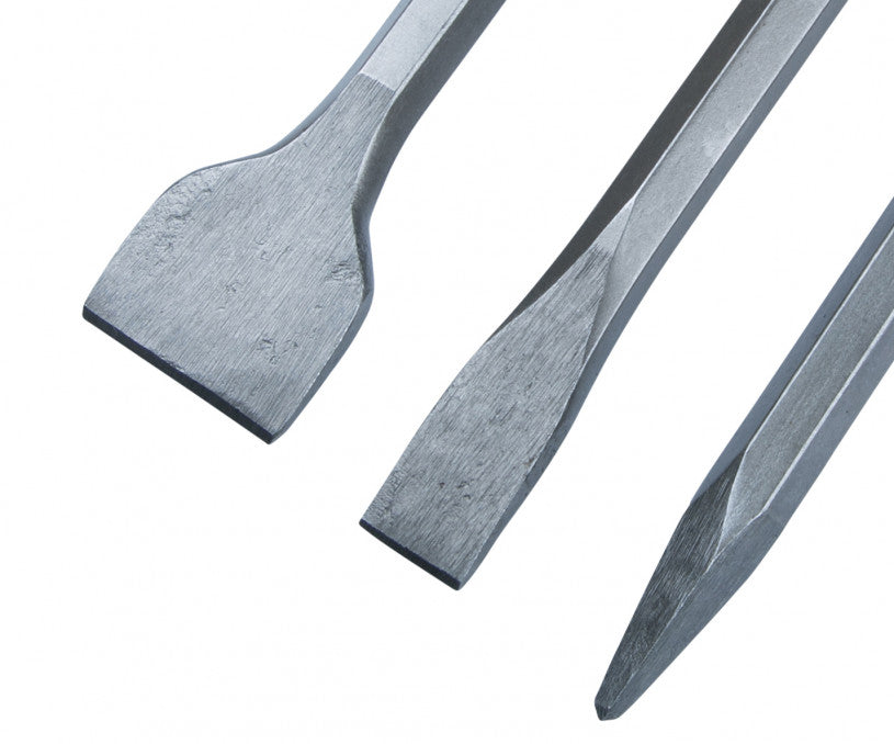 BlueSpot 3 PCE SDS Plus Chisel Set
