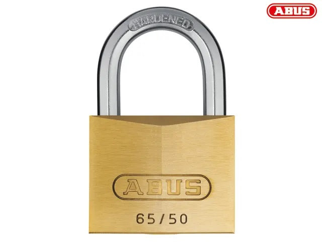 Abus Premium 65 Series Brass Padlock - 50 mm