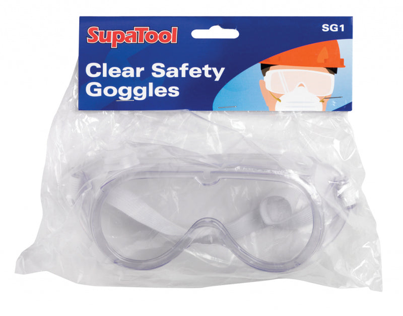 SupaTool - Clear Safety Goggle