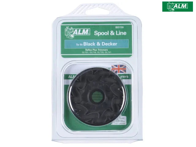 ALM Spool & Line BD072 to Fit Black & Decker Trimmers Twin Feed