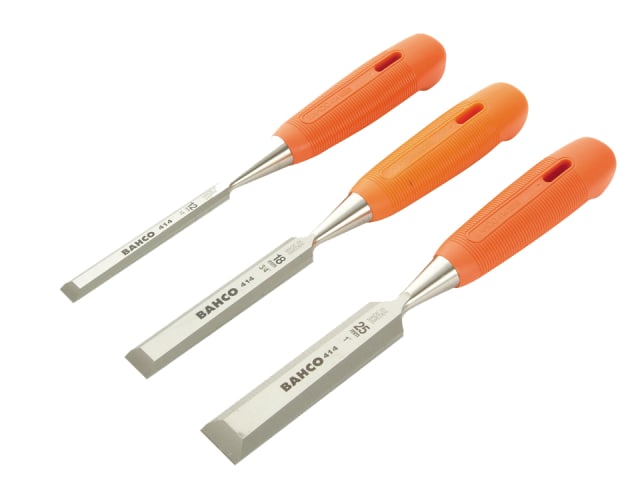 Bahco - 414 Bevel Edge Chisel Set 3 Piece