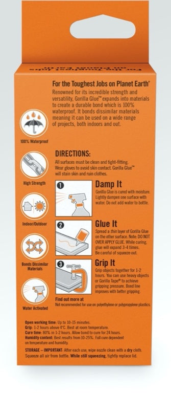 Gorilla Glue - Super Strong Multi-Purpose Adhesive - 115ml