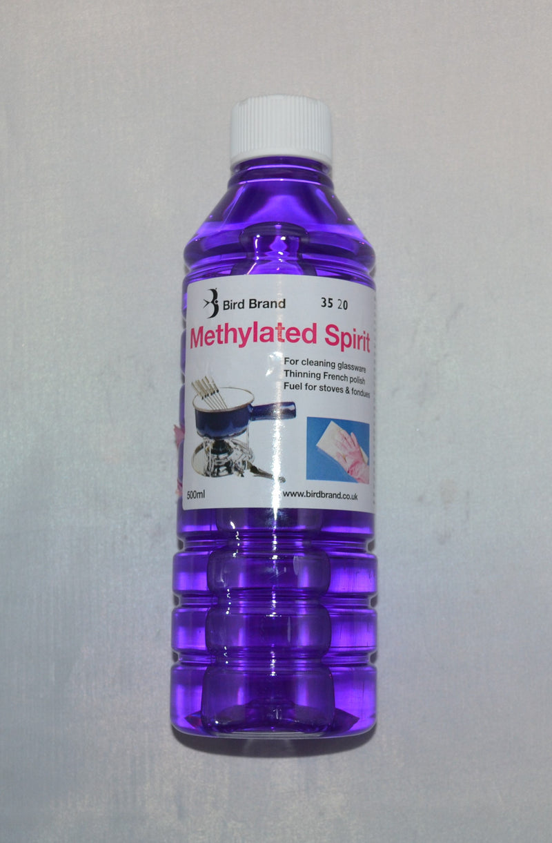 Bird Brand - Methylated Spirit - 500ml (LOCAL PICKUP / DELIVERY ONLY)