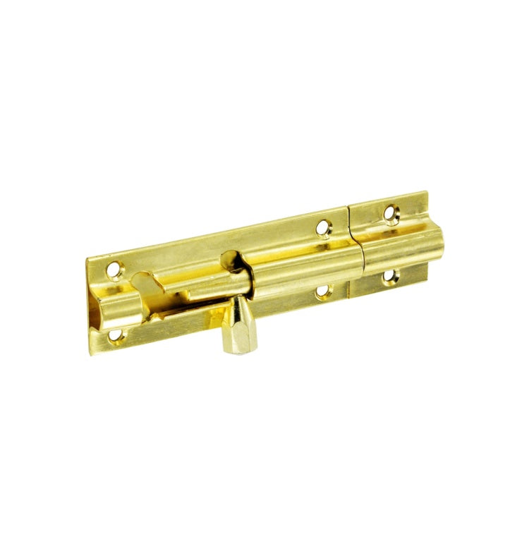 Securit 75mm (3") Brass Door Bolt (S1524)