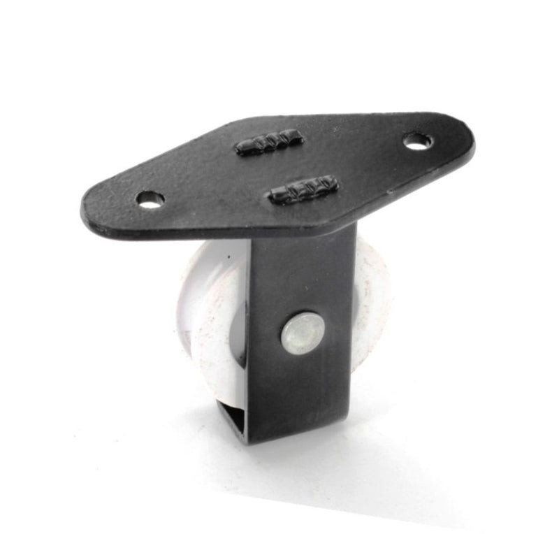 Securit Single Plate Pulley - Black - 38mm