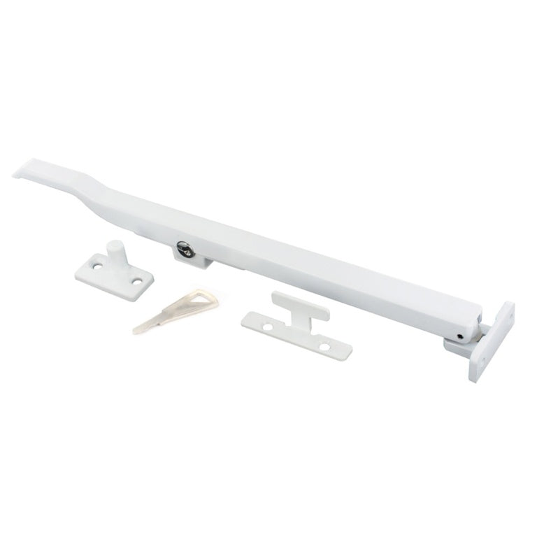 Securit Locking Casement Stay Window Handle - 250 mm (10") - White