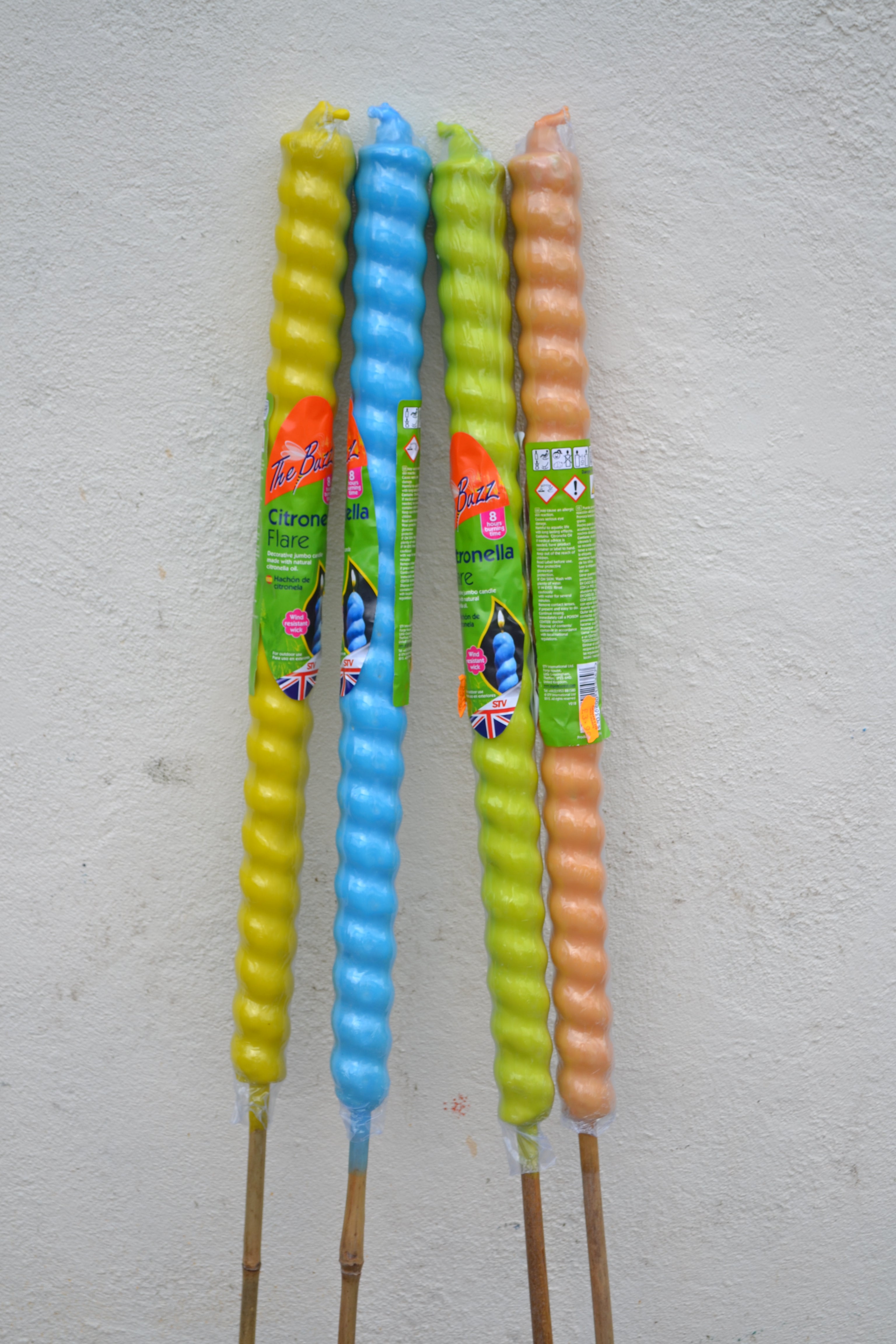 The Buzz - Citronella Garden Flare - 4 Colours Available (LOCAL PICKUP / DELIVERY ONLY)