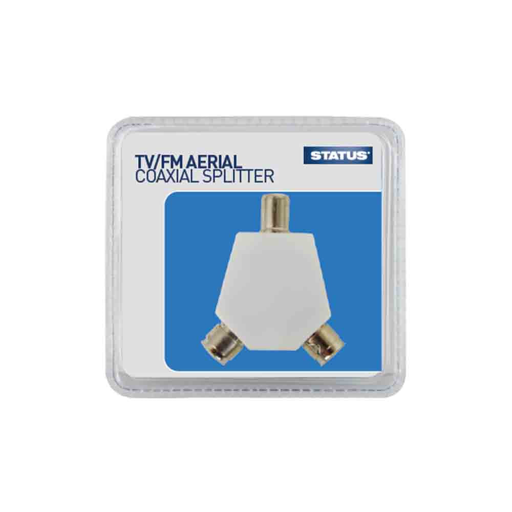 Status TV/ FM Co-Axial Splitter (COAXTWINADAPX7)