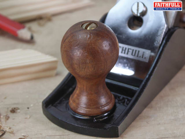 Faithfull Quality Tools No.4 Plane & No.60 1/2" Planes in Wooden Box