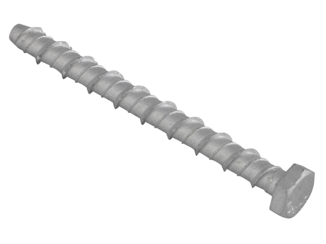 Forgefix Lightning Bolt Hex Head M8 x 75mm (3") - Box 100