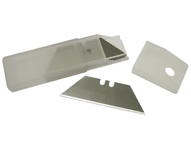 Faithfull - Heavy-Duty Trimming Knife Blades with Dispenser - Pack of 10 (LOCAL PICKUP/DELIVERY ONLY)