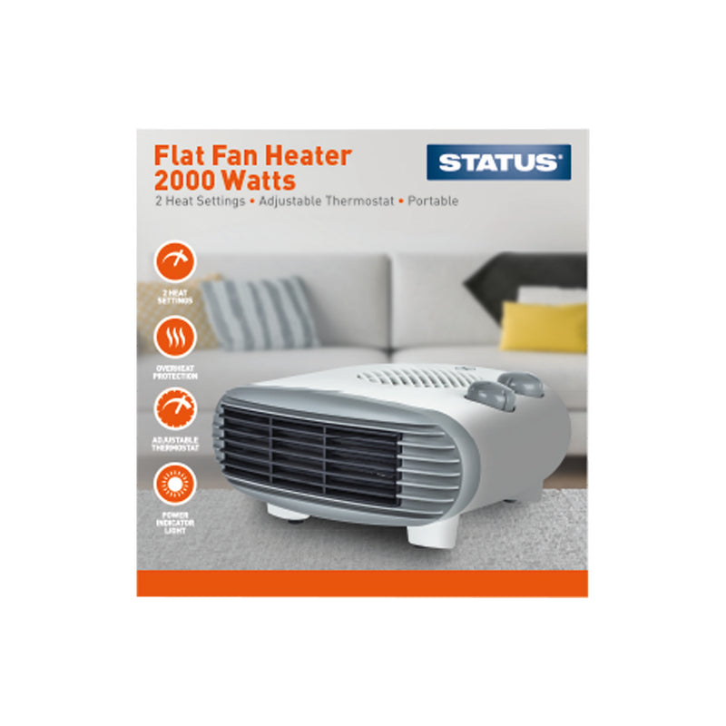 Status - Flat Fan Heater - 2000 Watts