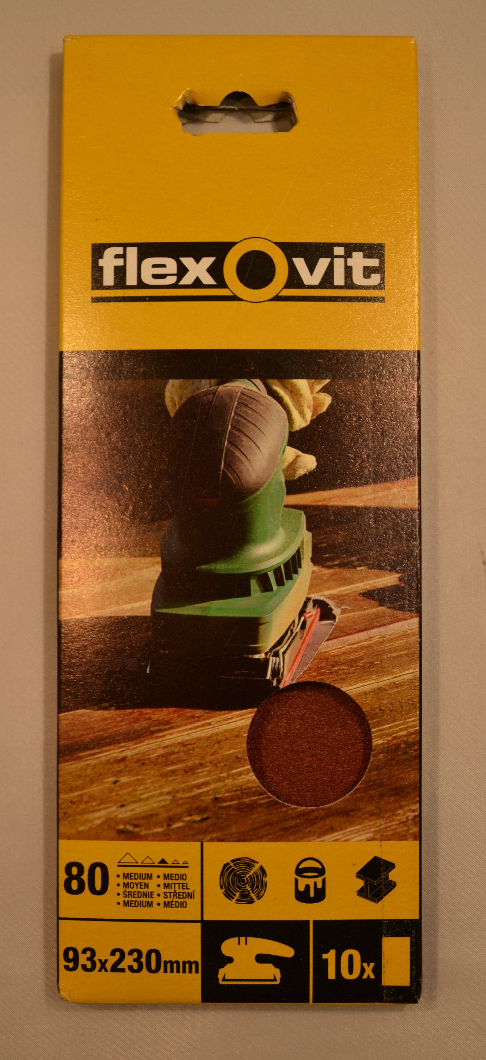 Flexovit - Sanding Sheets - x10 - 60 Grit & 80 Grit