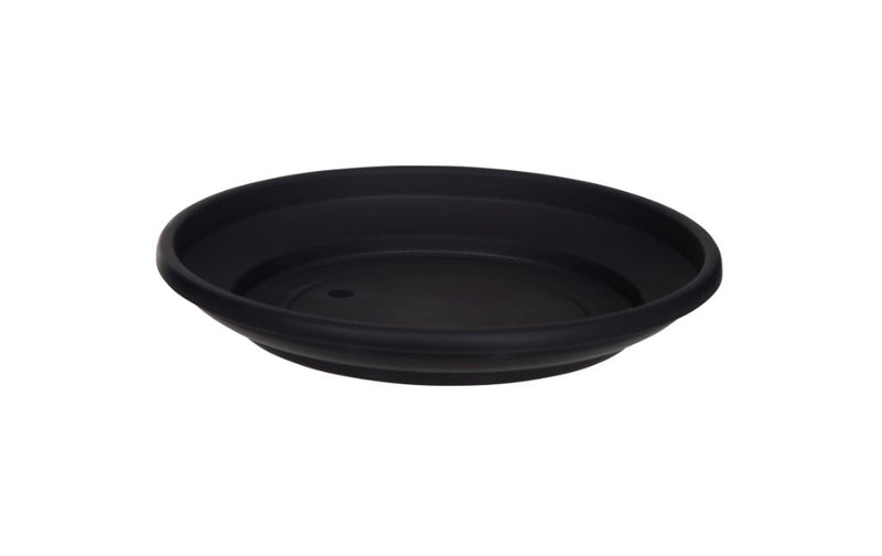 Black Venetian Pot Saucer For Round Planter - 43cm (G020825)