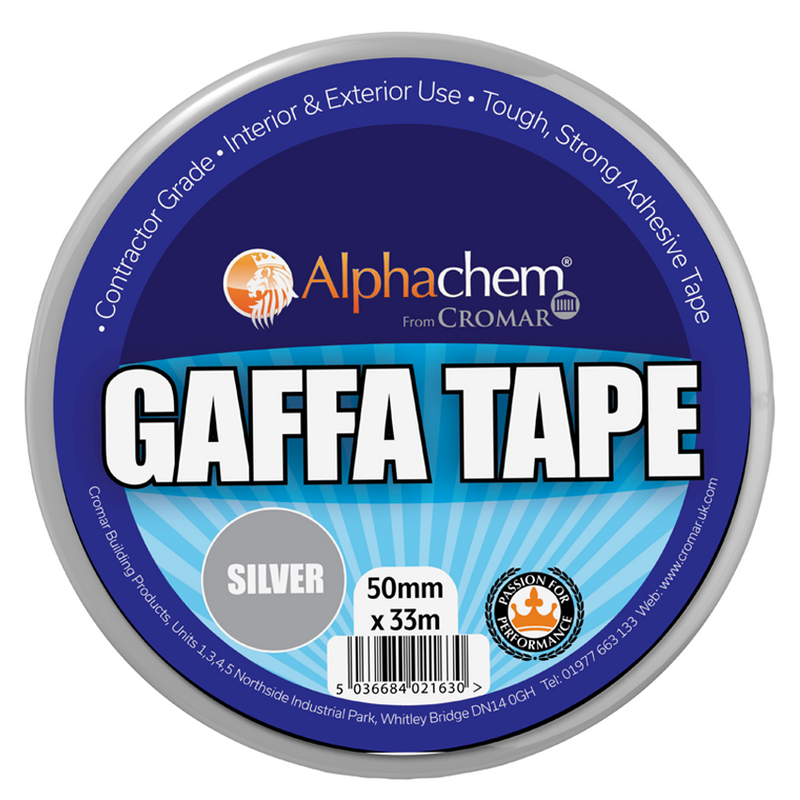 AlphaChem Gaffa Tape - Black & Silver