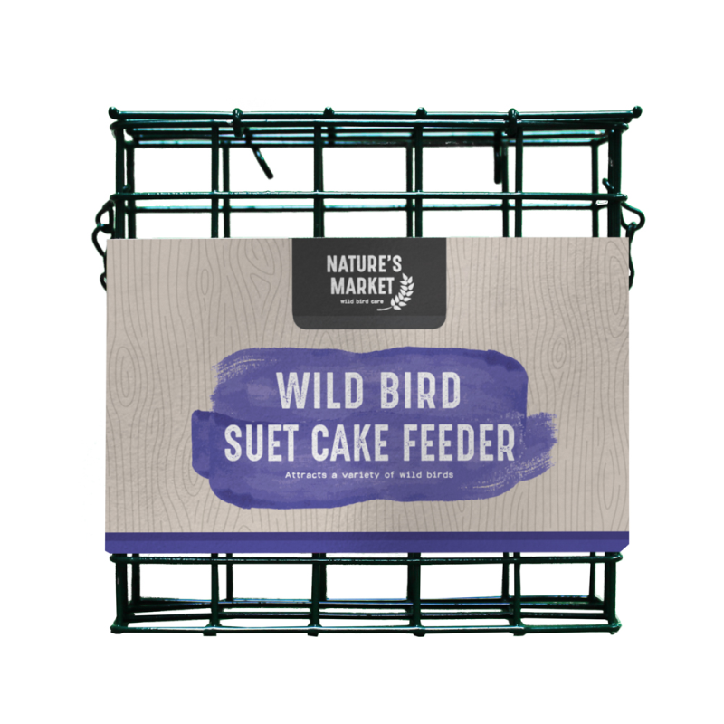 Nature's Market Wild Bird Suet Cake Feeder (BF030)