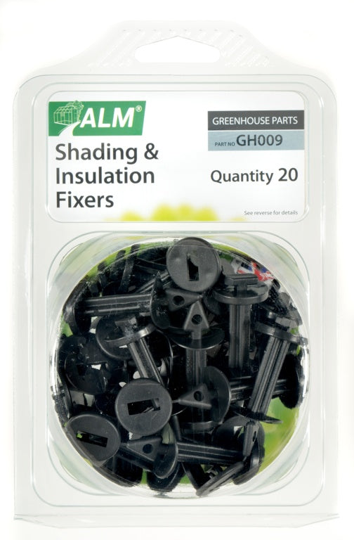 ALM - Greenhouse Parts Shading & Insulation Fixers - 20 pack