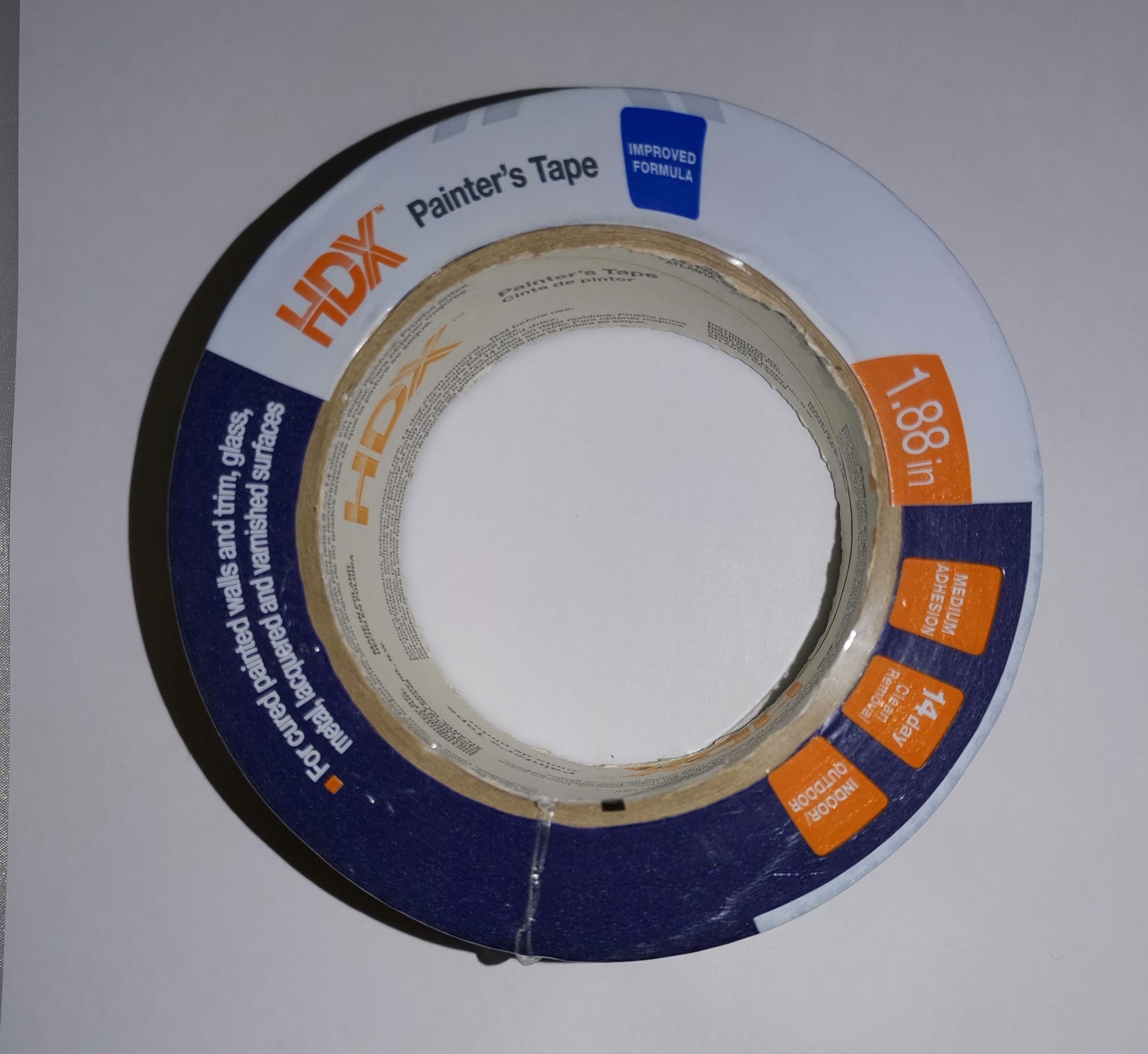 HDX - Masking / Painters Tape - Blue - Medium Adhesion - 24 mm (1"), 36 mm (1.5") & 48 mm (2")