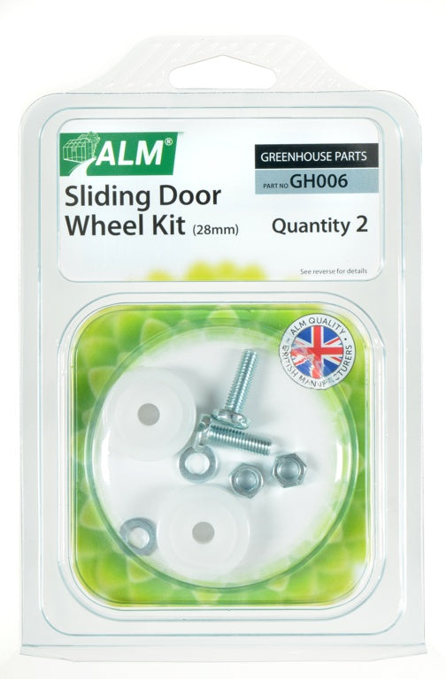 ALM - Sliding Door Wheel Kit - 28 mm - 2 Pack