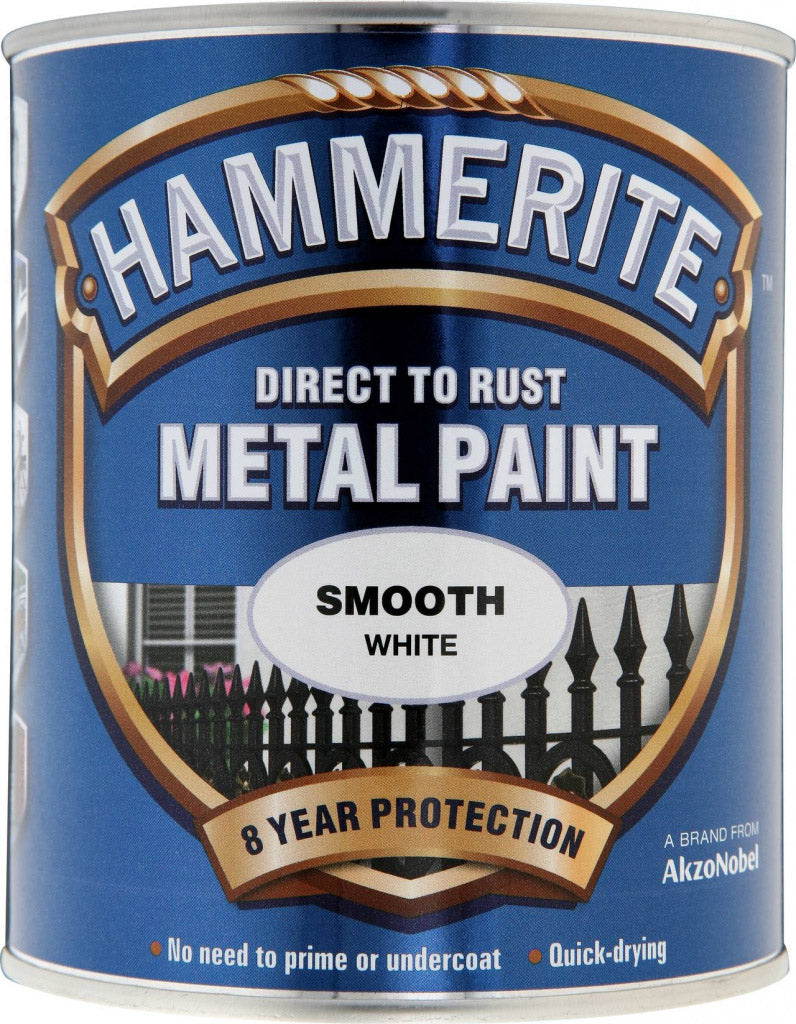 Hammerite - Smooth White - 250ml & 750ml