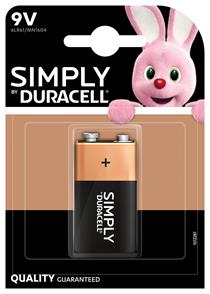 Duracell - Simply 6LR61/ MN1604 9V Battery