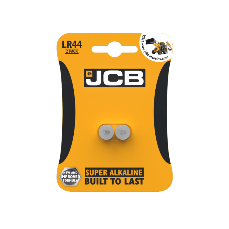 JCB - LR44 Button / Cell Battery- 2 Pack