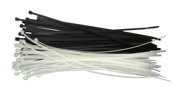 Black Cable Ties 292mm x 3.6mm - 100 pack