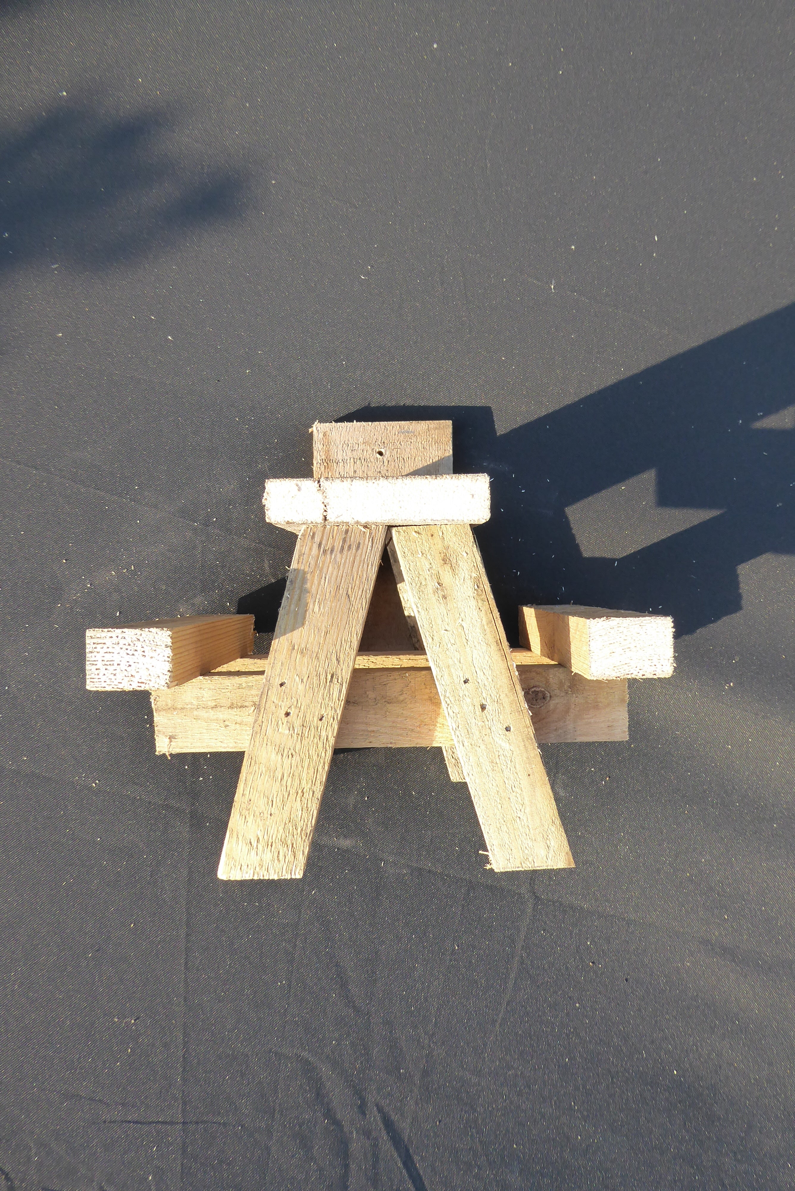 Handmade Squirrel Picnic Table Wild Animal/ Bird Feeder