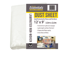 Marshall - Laminated Non-Woven Dust Sheet 12' x 9' (3.5 m x 2.6 m)