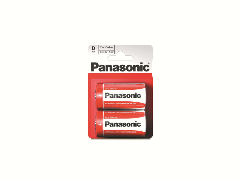 Panasonic D Batteries - 2 Pack