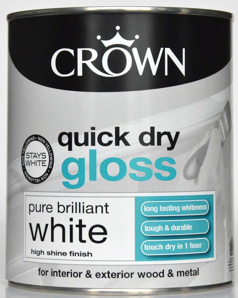 Quick Dry Gloss - Pure Brilliant White - 750ml & 2.5L