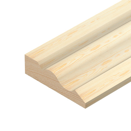 Ogee Pine Architrave - 15mm x 55mm TM904 (LOCAL PICKUP / DELIVERY ONLY)