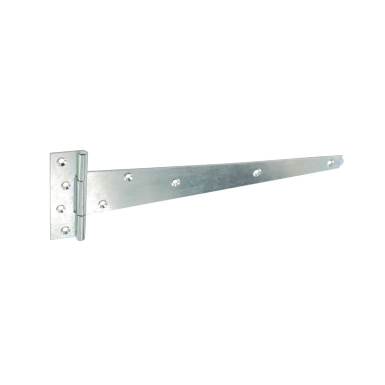 Zinc Plated Heavy Duty Tee Hinges - 200mm (8"), 250mm (10"), 300mm (12"), 350mm (14"), 400mm (16") & 450mm (18")