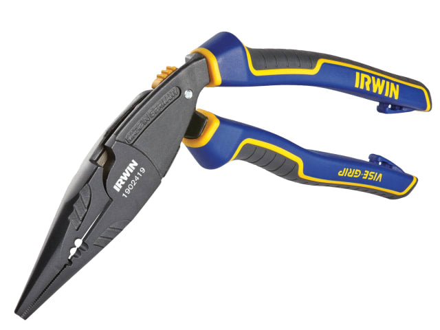 Irwin Vise-Grip Ergo Multi Long Snipe Needle Nose Plier with Wire Stripper 200mm (8")