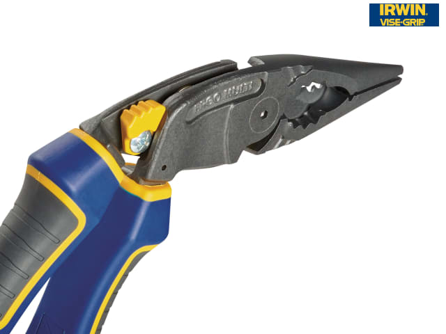 Irwin Vise-Grip Ergo Multi Long Snipe Needle Nose Plier with Wire Stripper 200mm (8")