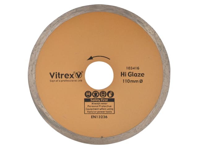 Vitrex Hi Glaze Diamond Blade 110mm (4 1/2")