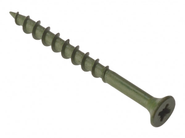 Decking Screws - Green Treated Countersunk Pozi Hardened Screws - 50, 60 & 75mm