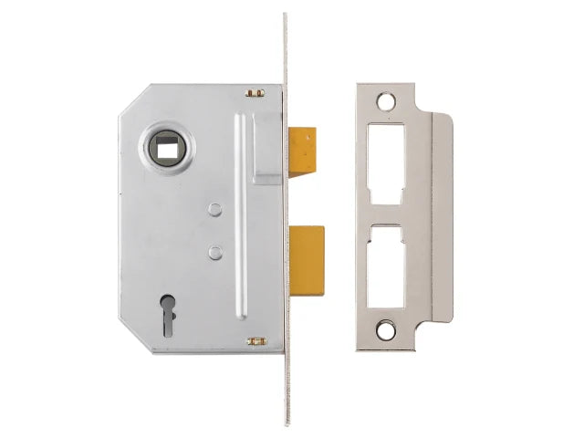 Yale 3 Lever Sashlock 64mm (2.5") Chrome Finish