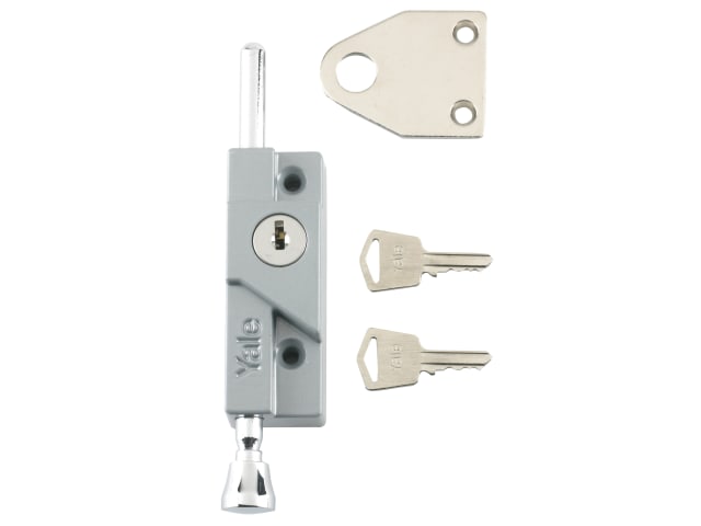 Yale 8K116 Multi-Purpose Door Bolt - Silver Enamel Finish