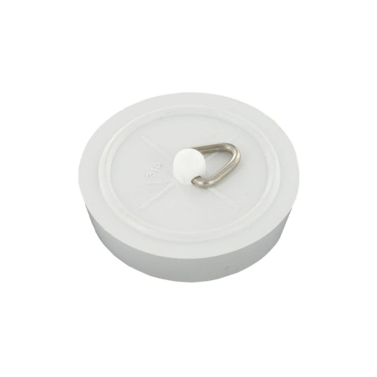 Securit White Bath Plug - 46mm (S6833)