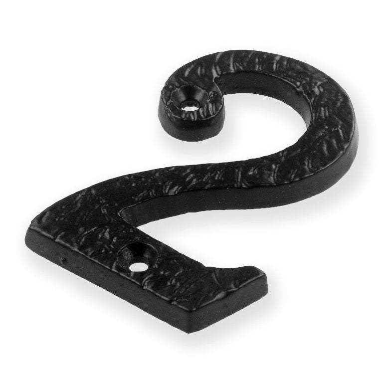 Black Antique House Numbers 75mm (3")