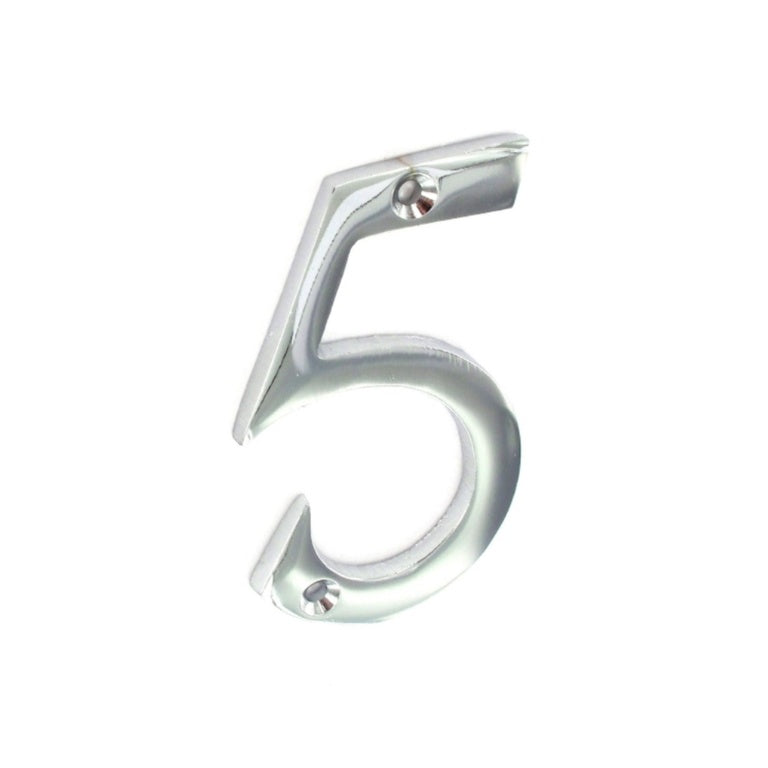 Chrome Plated House Numbers 75mm (3")