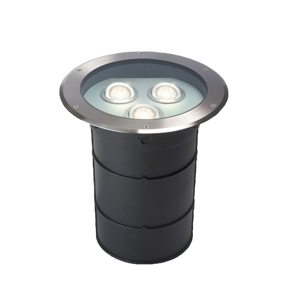 Collingwood Lighting GL009 Triple LED Drive Over Ground Light - Stainless Steel