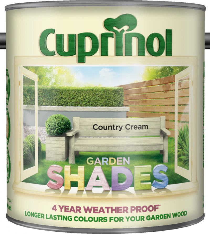 Cuprinol Garden Shades - Outdoor Garden Paint - 2.5 litres - Minor damage to cans