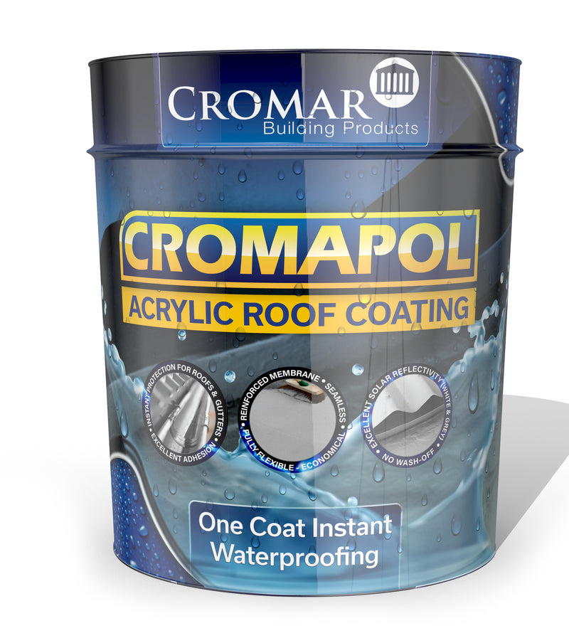 Cromapol Acrylic Roof Coating - Black