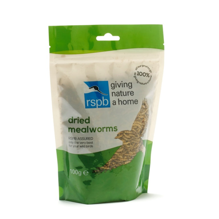 RSPB - Dried Mealworms - 100g