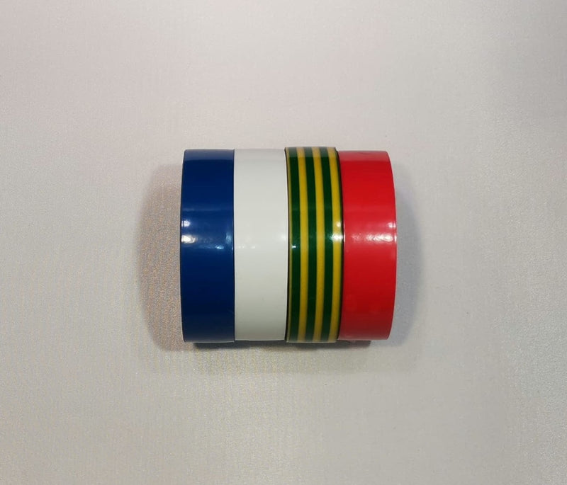 Electrical & Insulation Tape - Blue, Red, White, Black & Yellow and Green